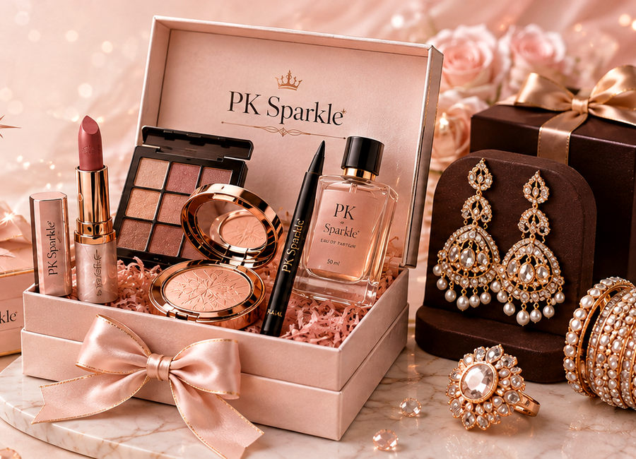 Beauty and jewellery combo packs