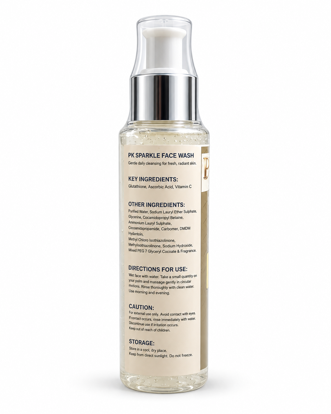 Face Wash Glutathione & Vitamin C, Daily Brightening Care, Cleansing & Radiance, 100 ml image 4