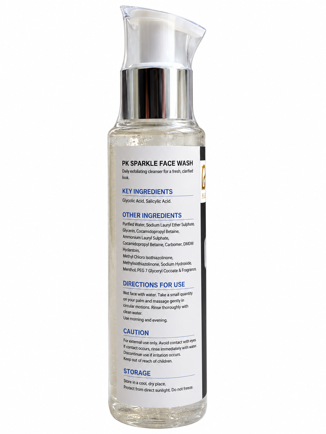 Face Wash Glycolic Acid & Salicylic Acid Face Wash, AHA BHA Daily Clarifying Care image 4