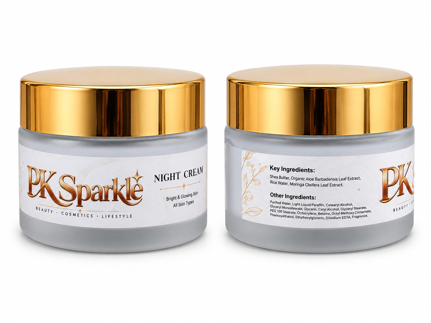Night Cream with Niacinamide, Betaine, Cholesterol & Tocopherol, Hydrating & Nourishing Overnight Care image 3