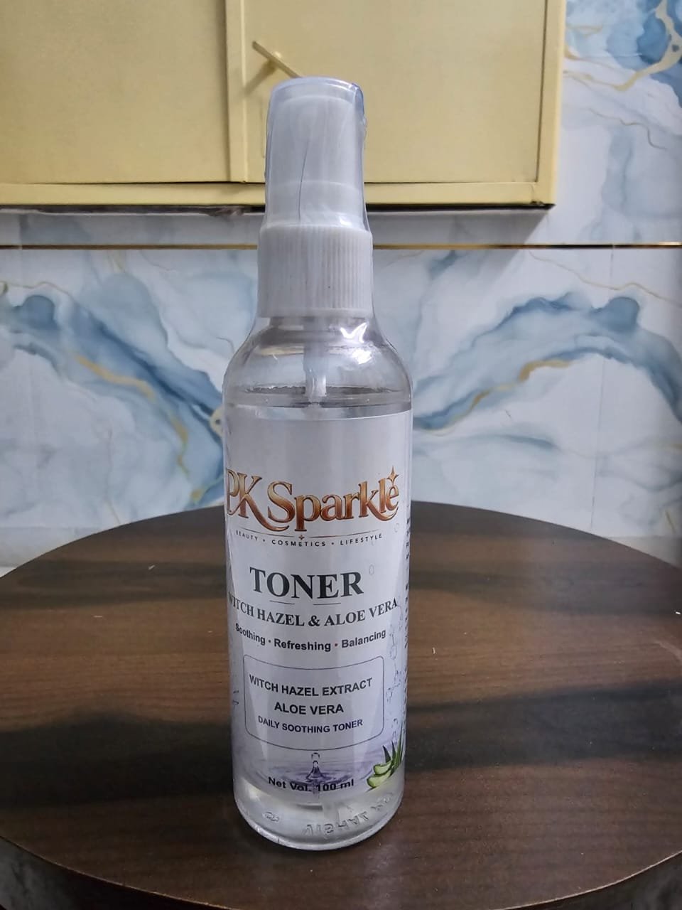 Toner Witch Hazel & Aloe Vera, Soothing, Refreshing & Balancing Daily Face Toner, 100 ml image 2