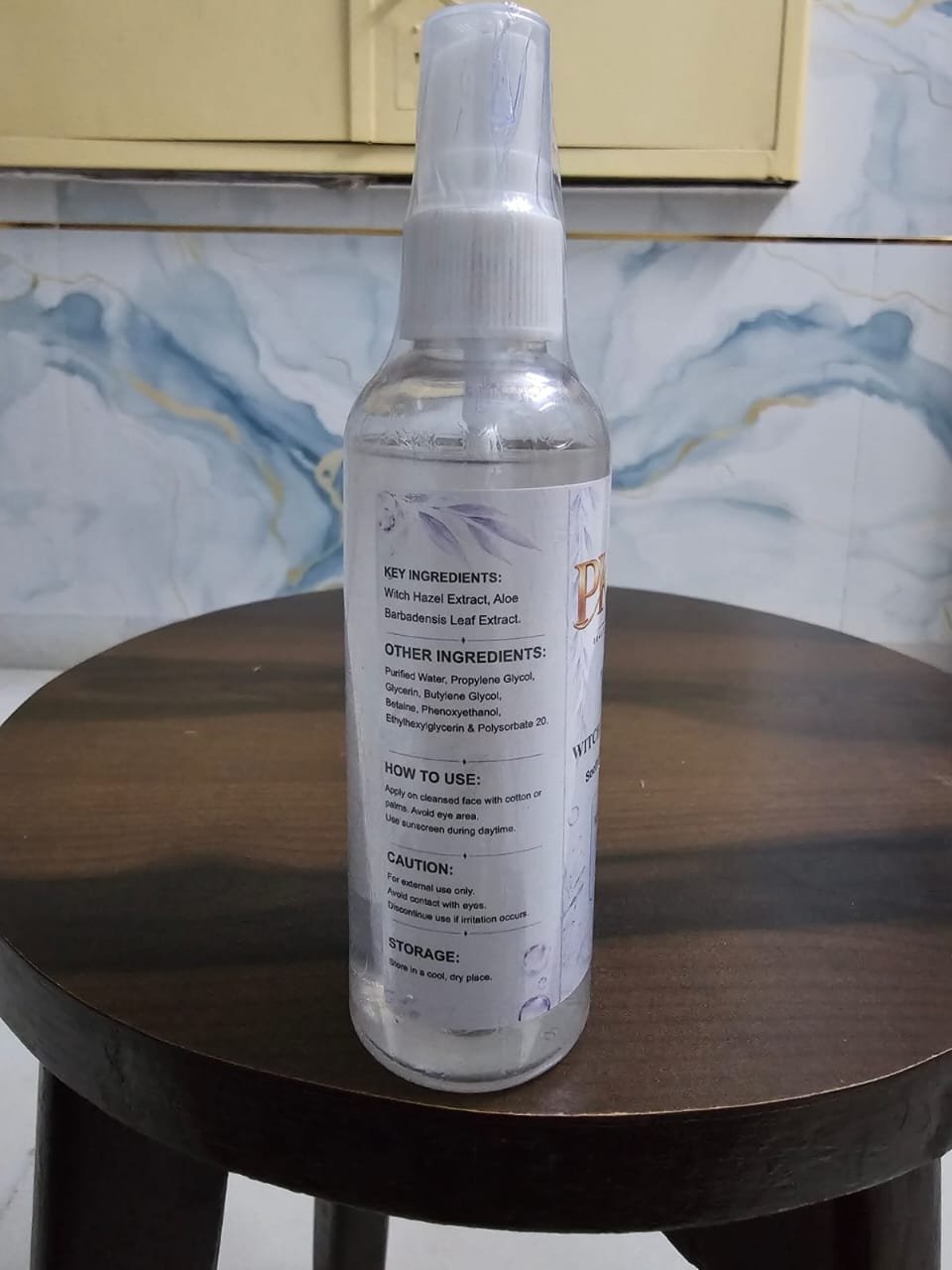 Toner Witch Hazel & Aloe Vera, Soothing, Refreshing & Balancing Daily Face Toner, 100 ml image 4