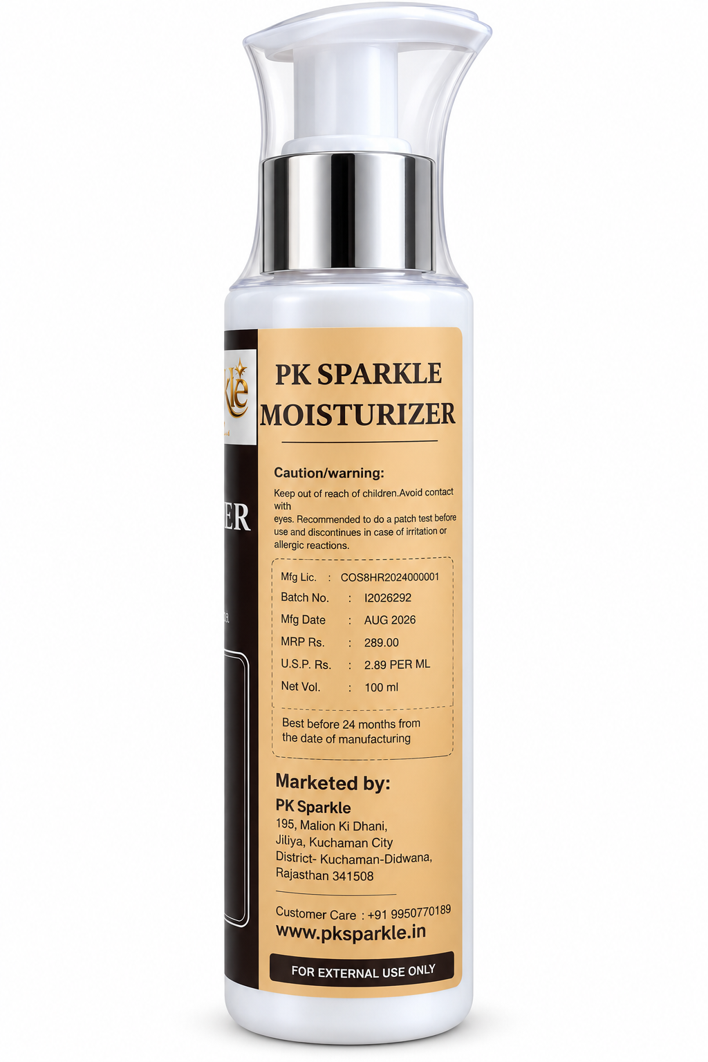 Moisturizer Ceramide with Oatmeal, Deep Hydration, Nourishing & Skin Barrier Care, 100 ml image 3