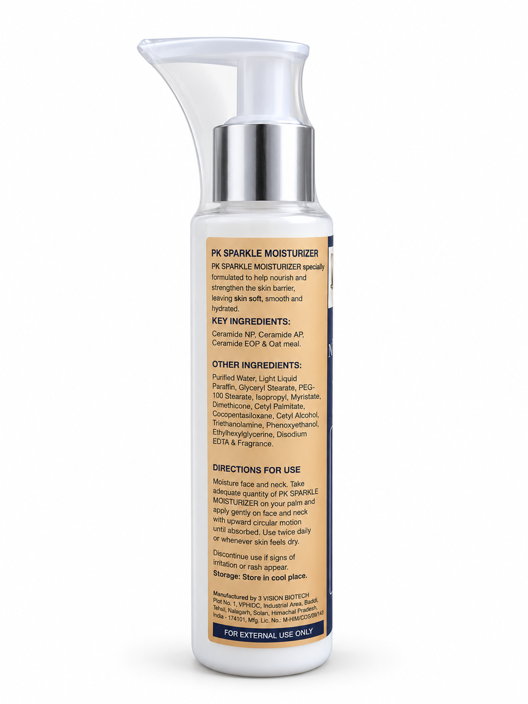 Moisturizer Ceramide with Oatmeal, Deep Hydration, Nourishing & Skin Barrier Care, 100 ml image 2