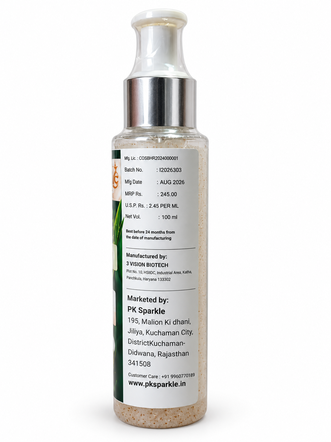 Aloe Vera & D-Panthenol Face Wash, Soothing, Cleansing & Hydrating Daily Face Cleanser, 100 ml image 3