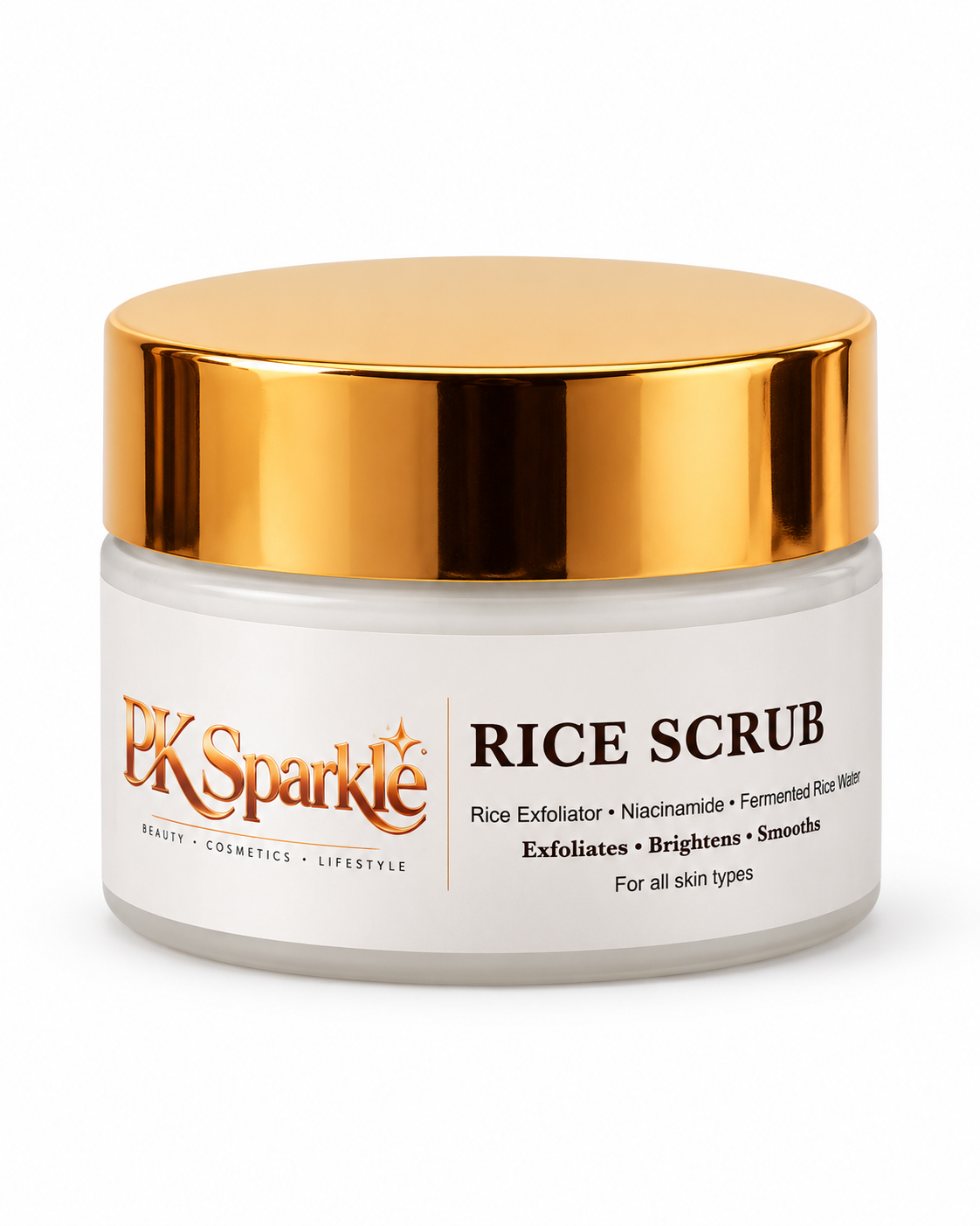 Rice Scrub with Rice Exfoliator, Niacinamide & Fermented Rice Water – Exfoliating, Brightening & Smoothing Face Scrub image 3